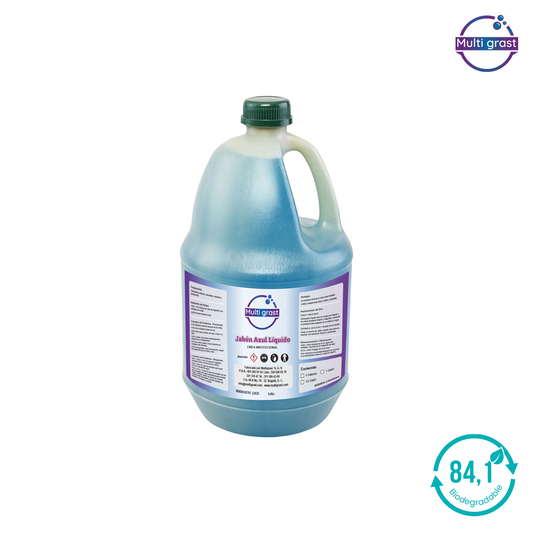 JABÓN LIQUIDO AZUL MEDIO GALÓN